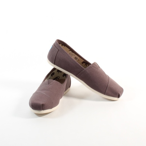 Women’s Toms Classic Ash Canvas Flats Shoes New - Picture 4 of 8